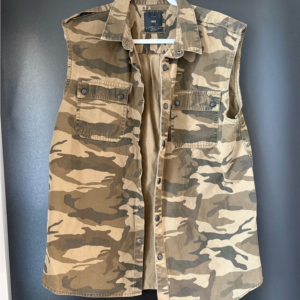 Camouflage Zip Code 1992 Vest